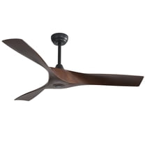 Electric Fans 52 Inch Modern Ceiling Fan With 3 ABS Blades Remote Control Reversible DC Motor Without Light For Living Room,Ceiling Fans