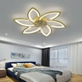 thumbnail image 1 of Electric Fans Modern Ceiling Fan with Lights Remote Control, 3 Light Color 6 Speeds,Gold Color Ceiling Fan Lamp for Kitchen Bedroom,Ceiling Fans, 1 of 7