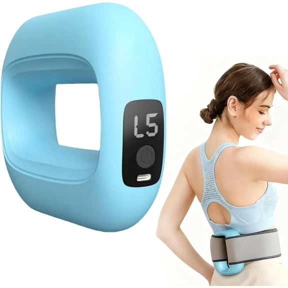 Electric Fascia Massage Ring – 5-Speed Adjustable Vibration Massager for Deep Tissue Muscle Relief, Body Sculpting, Pain Relief & Recovery, Portable for Neck, Shoulder, Back, Waist & Legs