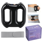 Electric Fascia Ring Massager with Belt, 5 Intensities & 3 Modes, Hwallkare Deep Tissue Fascia Massage Tool for Muscle Relief & Full-Body Relaxation Black