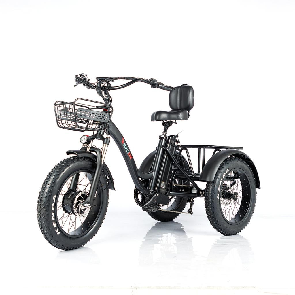 Electric Fat Tire Tricycle/Trike, 500W 48V Hybrid Bicycle/EBike with