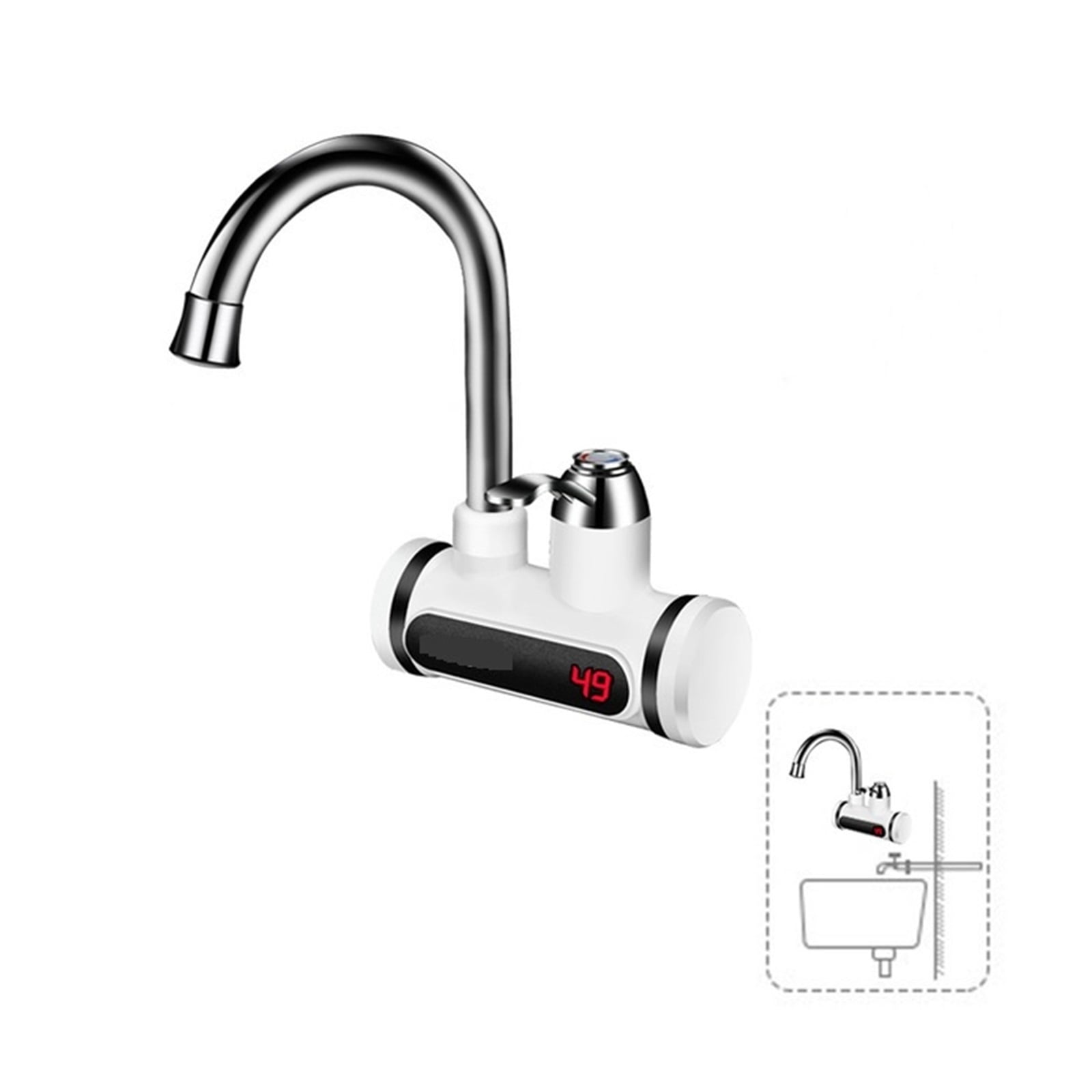 Electric Faucet Water Heater Temperature,Display Instant Hot Water