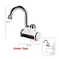 Electric Faucet Water Heater Temperature Display Instant Hot Water