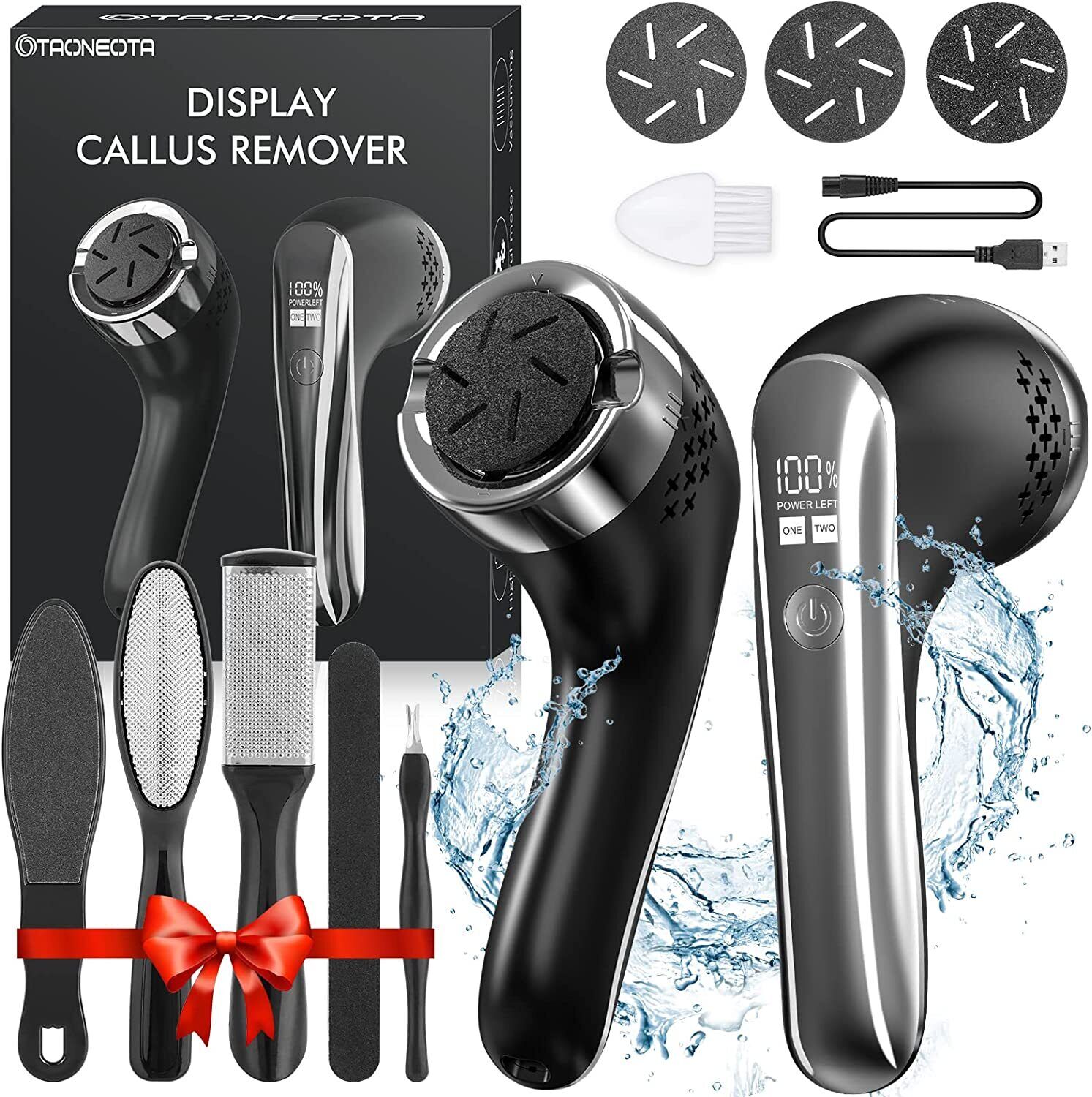 Electric Feet Callus Remover with Vacuum Rechargeable Waterproof