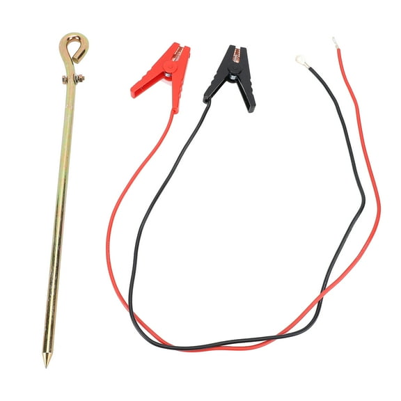 Electric Fence Grounding System, Portable Rod, Weatherproof, Easy Install With Wire Clips