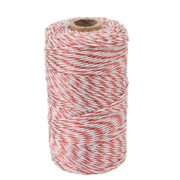 Electric Fence Polywire Rope, Strong Conductivity Electric Fence Power Rope Wire Stainless Steel Fence Wire Portable Electric Fencing with Reliable Conductivity for Farm Ranch