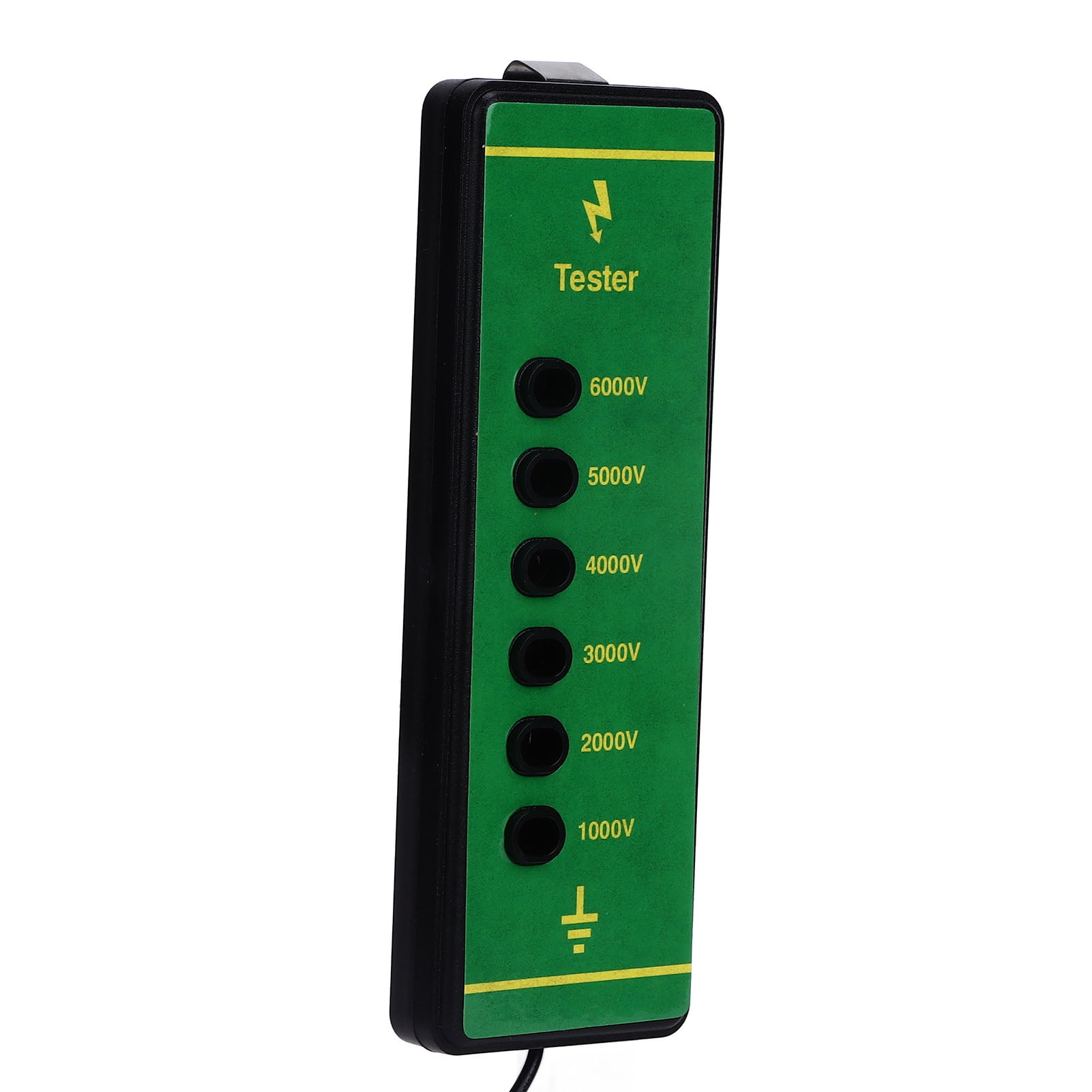Electric Fence Voltage Tester, 6 Indicator Light Maximum 6000V Animal Fence Fault Finder For