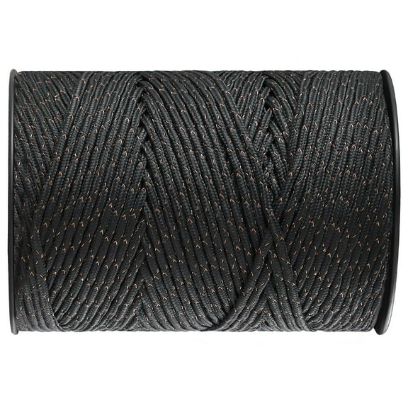 Electric Fence Wire 1000Ft 305M Portable Polywire 1/4 Inch Diameter 2 Copper Strands for Horse Cattle Livestock Fencing Rope Line