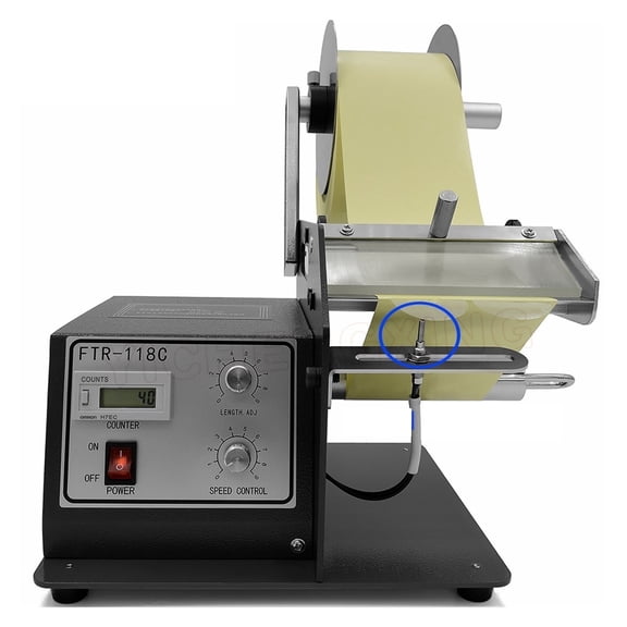 Electric Fibre Optical Sensor Transparent/PET Clear Film Label Stripping Dispenser Machine ,Power Tools