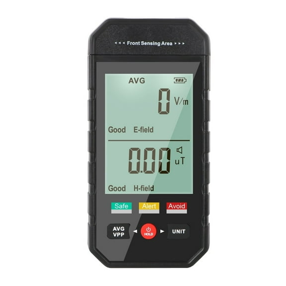 Electric Field Tester EMF Meter Magnetics Field Radio Test Sound Light Alarm Electromagnetic Radiation Detector ,Multi-Function & User-Friendly