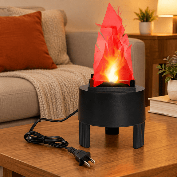 Electric Fire Flame Lamp LED Simulated Flame Effect Torch Light