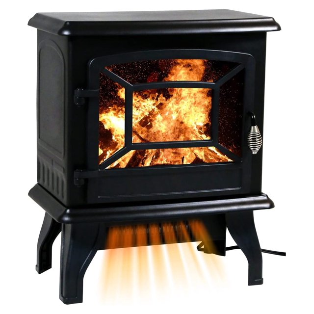 Electric Fireplace, 20" Fireplace Heater 3D TV Stand Freestanding