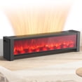 Electric Fireplace Heater,1500W Baseboard Heater for Large Rooms ...
