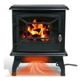 Electric Fireplace Heater, 20" Indoor Fireplace Stove with Thermostat