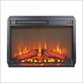 thumbnail image 1 of Electric Fireplace Insert, 23-Inch with Realistic Flame & Log Set | Tempered Glass+Sheet Metal | Vent Free, 1 of 14