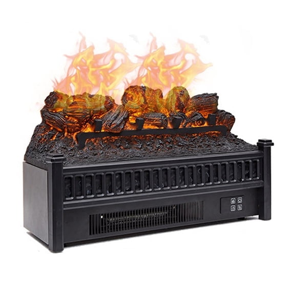 Electric Fireplace Logs Heater with Realistic Flame, Remote Control, 22.83in