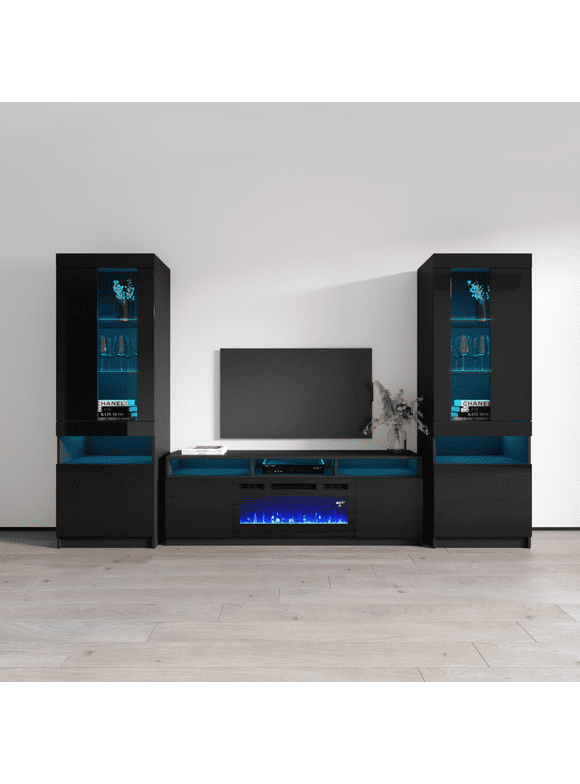 Black Entertainment Centers in TV Stands &amp; Entertainment Centers ...