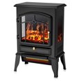 thumbnail image 1 of Electric Fireplace Stove, Freestanding Fireplace Heater with Realistic Flame, 1000/1500W Fireplace Heater, Overheating Safety Device, Thermostat, Adjustable Flame Brightness, 1 of 7