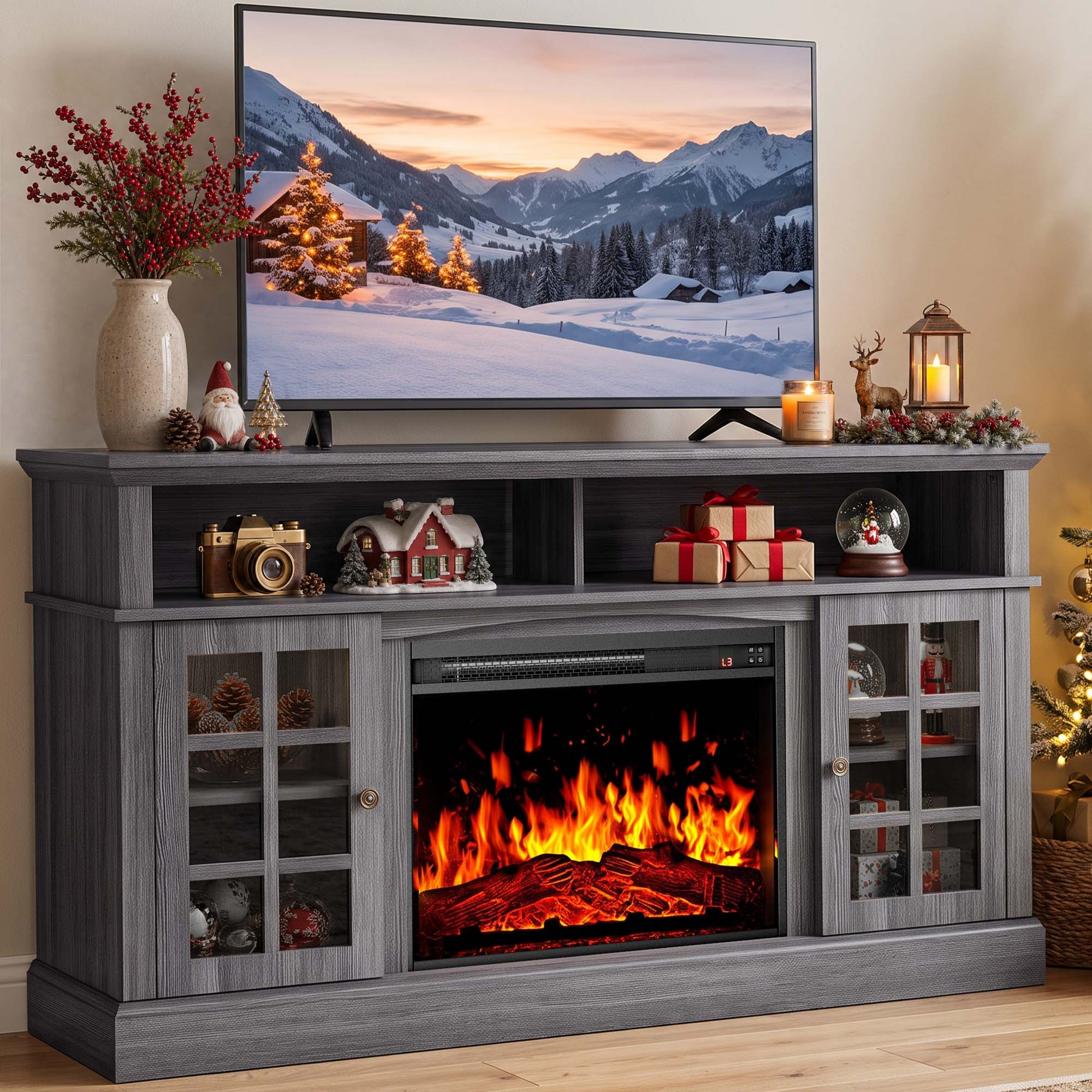 Electric Fireplace TV Stand For 65 TVs Fireplace Entertainment Center TV Console Table With 23 Fireplace Holds Up To 200 Lbs: Is It Right for You?