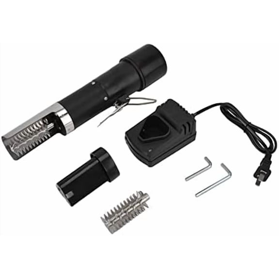 Electric Fish Scaler, Handheld Design Fish Scaler 6 Cutter Fish Scale Remover Fish Scraper Fish with Rechargeable Battery (US Plug 100240V)$$Home Decor, Kitchen, & Other
