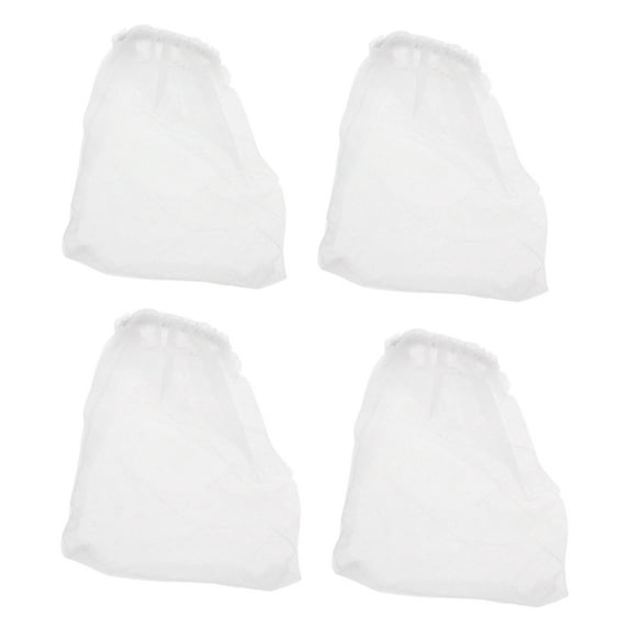 Electric Fish Tank Vacuum Cleaner Accessories Replacement Filter Bag 4 Pieces