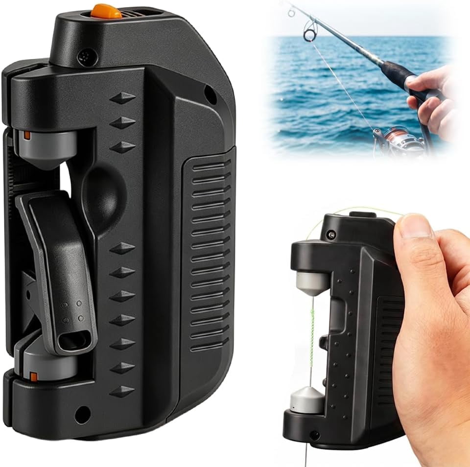 automatic electronic fishing hook line tier machine Zerone Electric Tyer, Knot Machine, Fast Tying, Quick Knot Device, Compatible with 0.8# to 13# Hooks, PC Material, 1 Count : Sports & Outdoors Electric Automatic Fishing Hook Tier