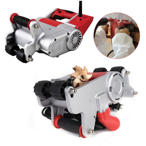 Electric Floor Wall Chaser Groove Concrete Cutting Slotting Machine 35MM 1.1KW