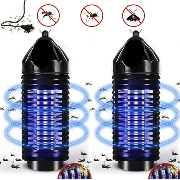 Electric Fly Bug Mosquito Insect Zapper Killer Light Trap Pest Control Lamp, 2 Pack