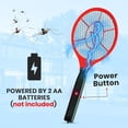 thumbnail image 1 of Electric Fly Swatter 2 Pack - 3000V Electric Grid Bug Zapper Racket with Safety Mesh, Handheld Mosquito & Fly Killer for Indoor & Outdoor Use, AA Batteries Required (Not Included), 1 of 6