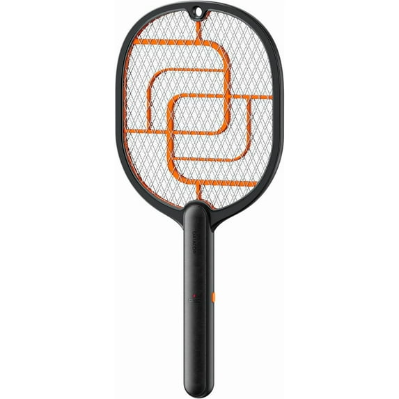Electric Fly Swatter, 3800V Battery Powered Handheld Zapper, 3-Layer Protection Grid Bug Zapper Racket for Home Bedroom Kitchen Office Backyard Patio Indoor Outdoor