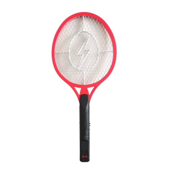 Electric Fly Swatter Bug Zapper Battery Operated Flies Killer Indoor & Outdoor Pest Control Mosquito Zapper and Insect Catcher Racketred