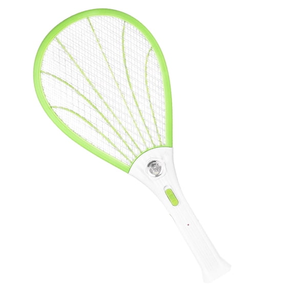 Electric Fly Swatter Bug Zapper Racket ，2 in 1 USB Rechargeable Mosquito Racket High Powered Mosquito Killer for Indoor Outdoor Home Bedroom Kitchen Patio Office(Green)