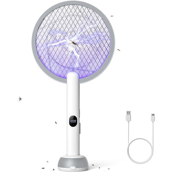 Electric Fly Swatter Bug Zapper Racket 4000V