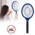 thumbnail image 1 of Electric Fly Swatter Bug Zapper Zap Mosquito - Indoor Outdoor Zapping Racket for Pest - Safe to Touch with Safety Mesh, Pack of 1, 1 of 5