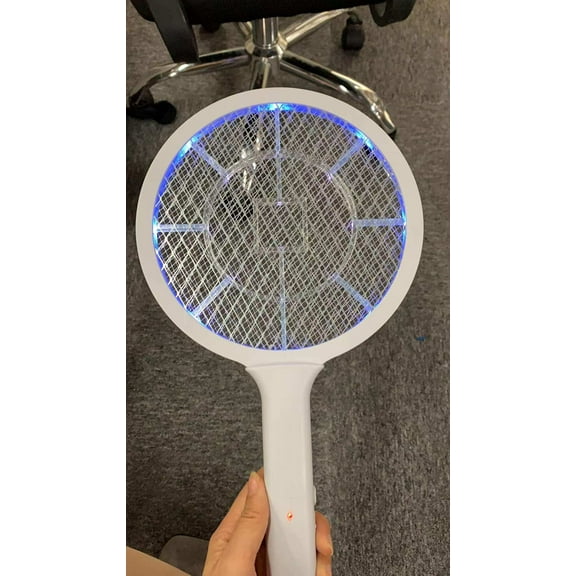 Electric Fly Swatter Electric Bug Zapper, Fly Killer and Mosquito Trap Lamp, USB Rechargeable for Indoor and Outdoor Home Backyard Patio Camping