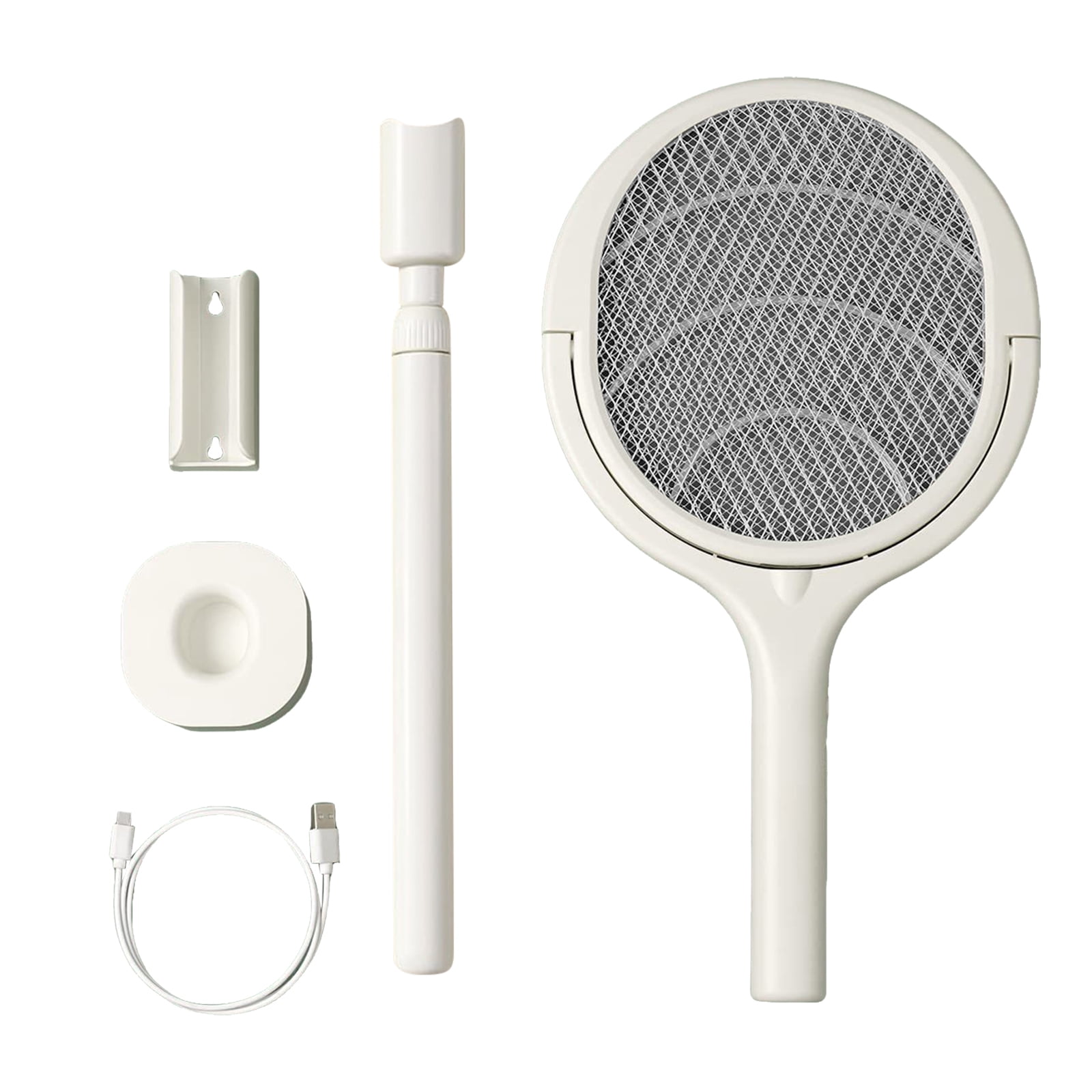 Electric Fly Swatter, Portable and Foldable Mosquito Zapper Racket ...