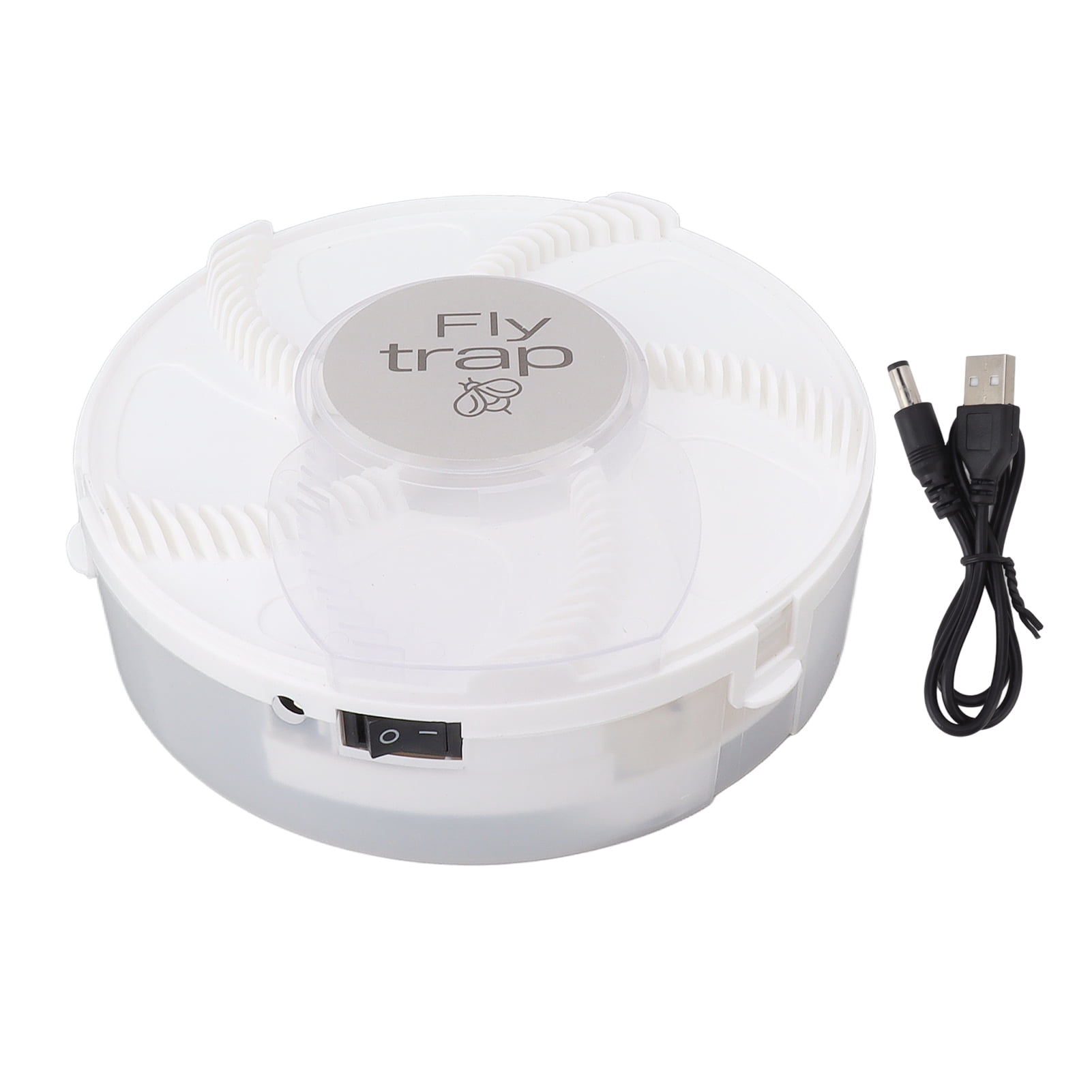 Electric Fly Trap Automatic USB Charging Quiet Detachable Flytrap Flycatcher for Restaurant