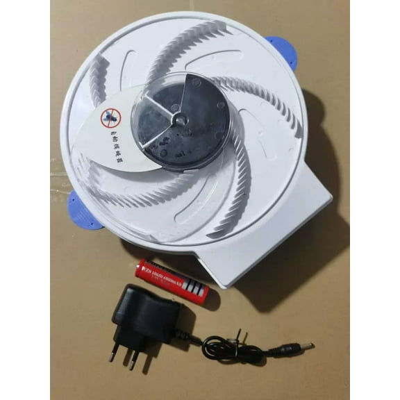 Electric Fly Trap Fly Catcher Pest Device Flying Insect Trap Automatic Indoor Pest Traps Reject Control Catcher Repellents Tools for Patios Ranch (round plug charging)