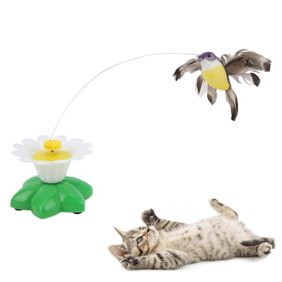 Electric Flying Bird Cat Toy, Interactive Play For Indoor Kittens Small Pets