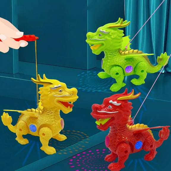 Electric Flying Dragon - Interactive Music Light Toy for Kids