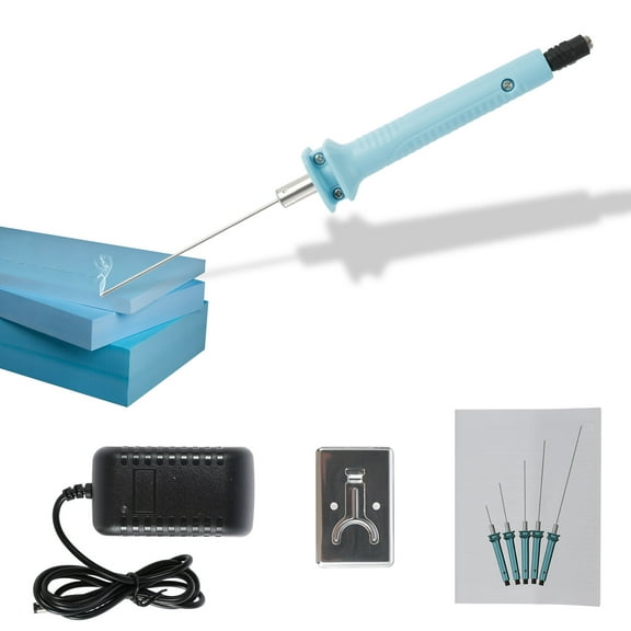 Electric Foam Cutter 18/24W 5 cm Electric Hot Cutter Pen Sturdy Styrofoam Cutting Pen Heat Cutter Tool Foam Cutter Pen with Stand Hot Cutting Tool for Foam Cutting