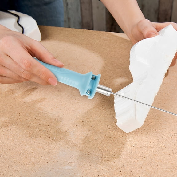 Electric Foam Cutter 18/24W 5 cm Electric Hot Cutter Pen Sturdy Styrofoam Cutting Pen Heat Cutter Tool Foam Cutter Pen with Stand Hot Cutting Tool for Foam Cutting