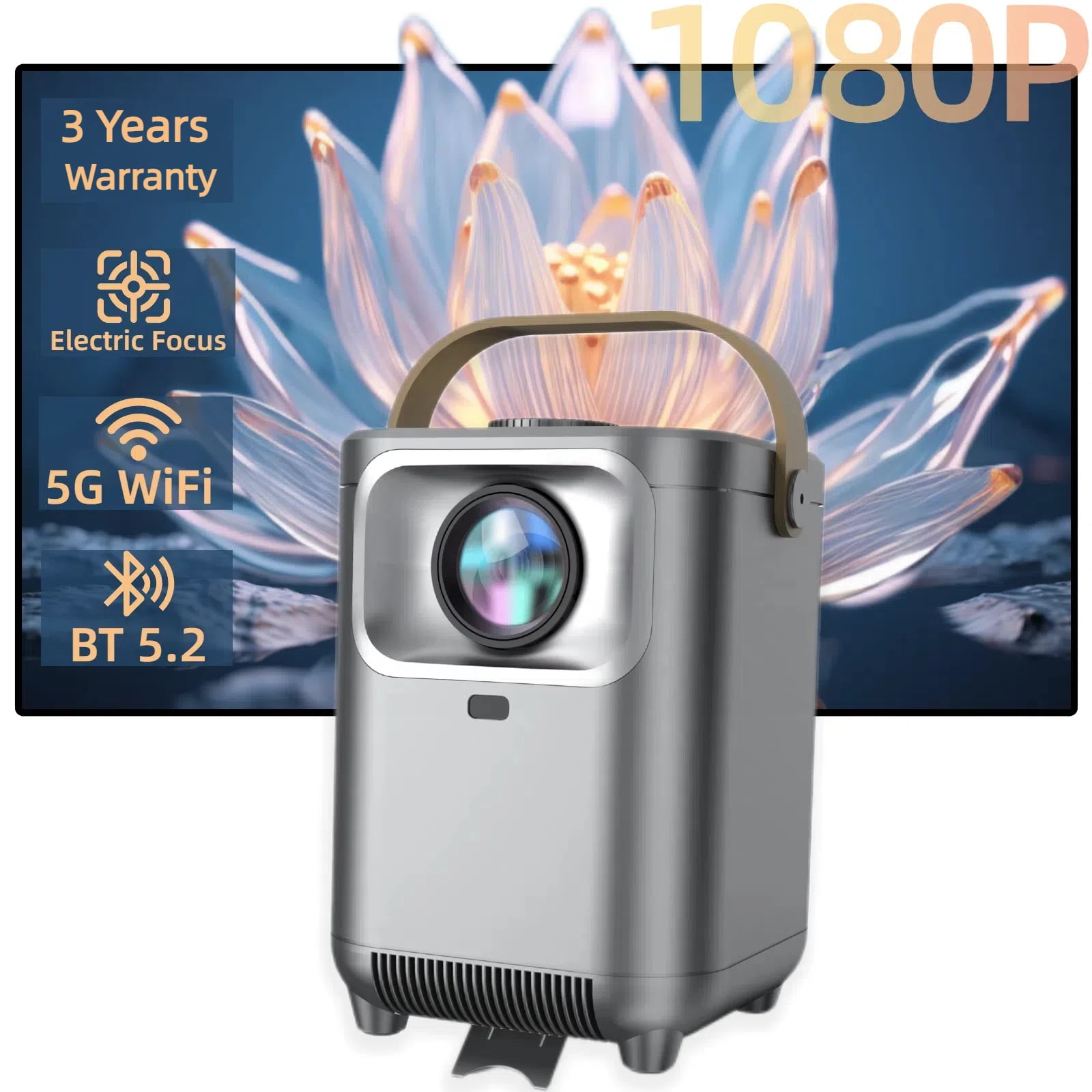 Electric-Focus] DR. J Professional 1080P Projector with WiFi