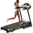 thumbnail image 1 of SWERTOY Electric Foldable Treadmill w/3 Manual Adjustable Incline, 16.5'' Wide Tread Belt Treadmills for Home, Digital Exercise Machine with 14.8 KM/h Max Speed for Home & Gym Cardio Fitness, S5562, 1 of 7