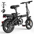 thumbnail image 1 of Electric Folding Bike for Teenager and Adults, 36V 12AH Removable Battery 14" Electric Bike 500W Motor, 20MPH 20+ Miles Range, Mini Ebike, Class 2, UL2849, 1 of 9