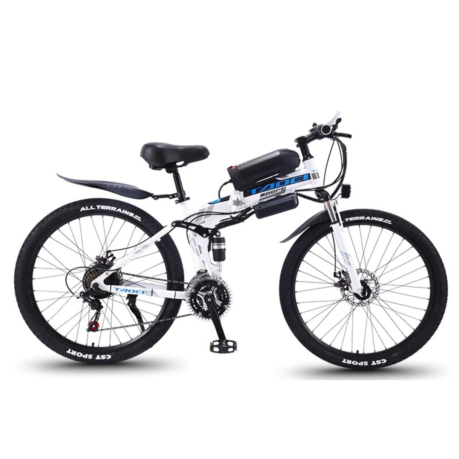 Electric Folding Mountain Bike 26 Inch 21 Speed Long Endurance Power