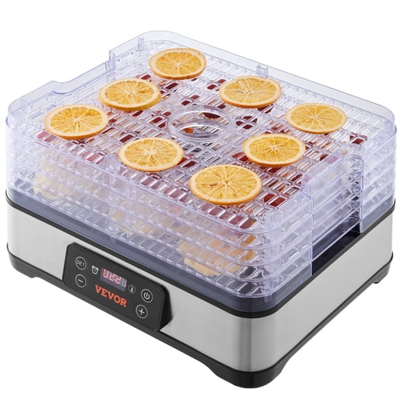 Electric Food Dehydrator Machine, 5-Tray 300W Dryer w/ Adjustable Timer & Temp – Ideal for Beef Jerky, Herbs, Fruits, Vegetables & Pet Snacks (ETL Certified)