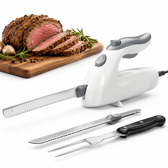 Electric Food Slicer with 6.3 Inch Stainless Steel, 70.9 Inch Cord