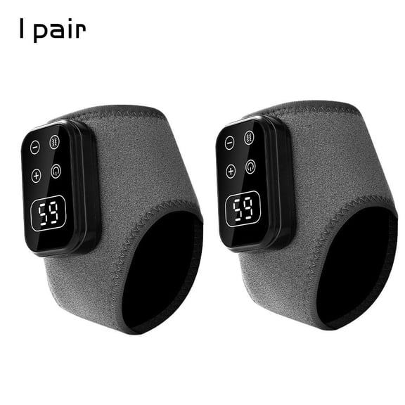 Electric Foot Ankle Massager 5 Modes Vibration Hot Compress for Pain Relief /