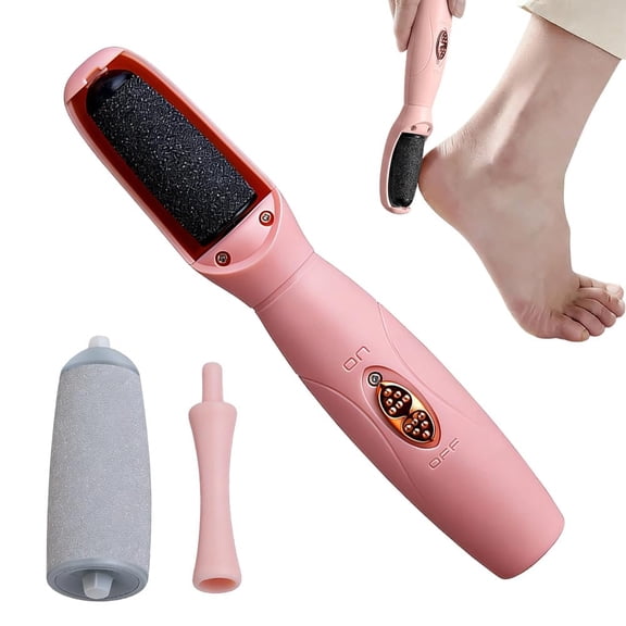Electric Foot Callus Remover, 2026 Upgraded Electric Foot File, Rechargeable Electric Foot File with 2 Speeds, Foot Scrubber Electric Foot Files Pedi with 2 Grinding Heads